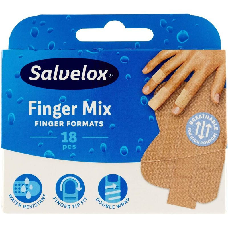 Salvelox Finger Mix, 18 Apositos Especiales Para Dedos