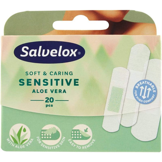 Salvelox Sensitive Aloe Vera, 20 Apósitos