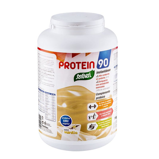 Santiveri V-Sport Protein-90 Vainilla, 1 Kg      