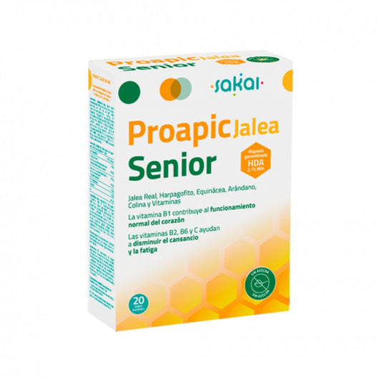 Sakai Proapic Jalea Senior , 20 ampollas
