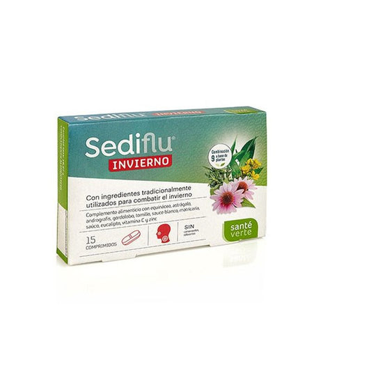 Santé Verte Sediflu Invierno, 15 Comprimidos 