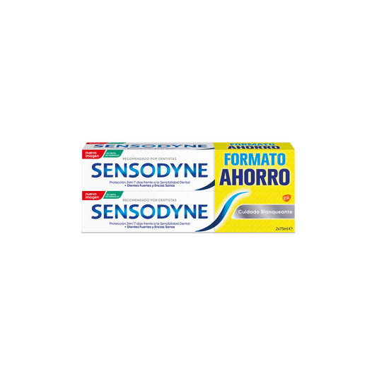 Sensodyne Pasta de dientes Blanqueante Para Dientes Sensibles , 2x75 ml