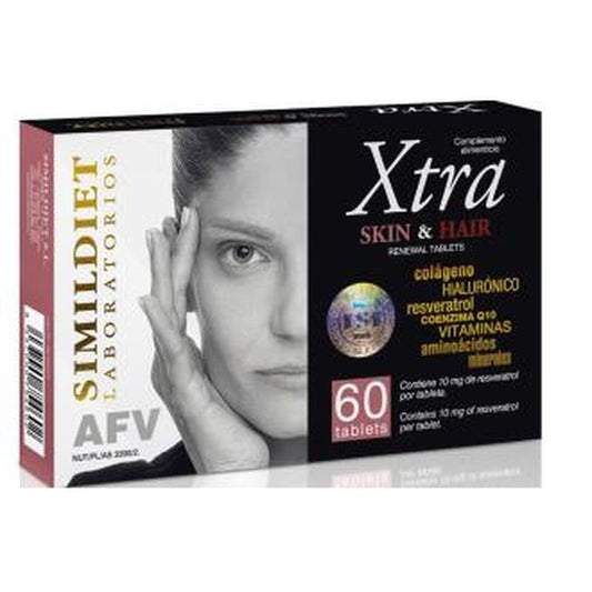 Simildiet Xtra Skin & Hair 60 Comprimidos 