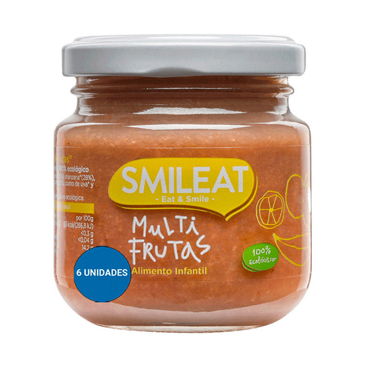 Smileat Tarrito Multifrutas, 6x130 Gr