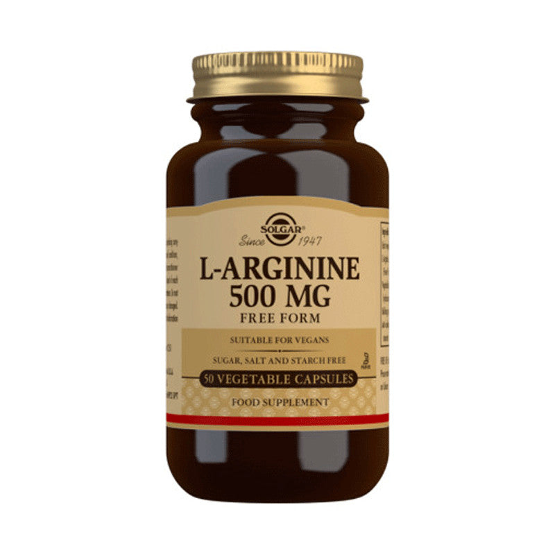 Solgar L-Arginina 500 mg. - 50 cápsulas Vegetales