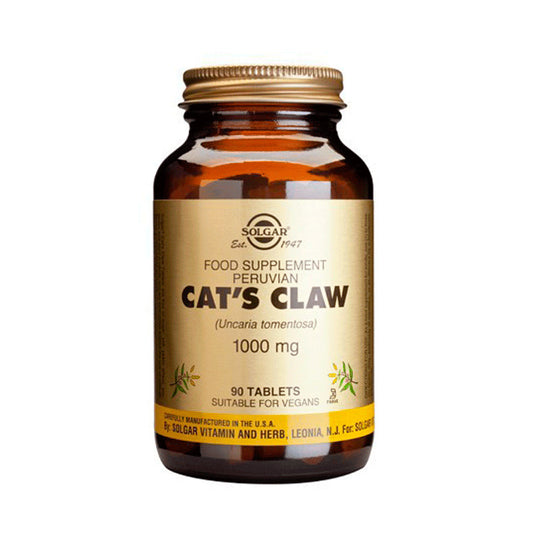 Solgar Uña de Gato 1000 mg. - 90 comprimidos
