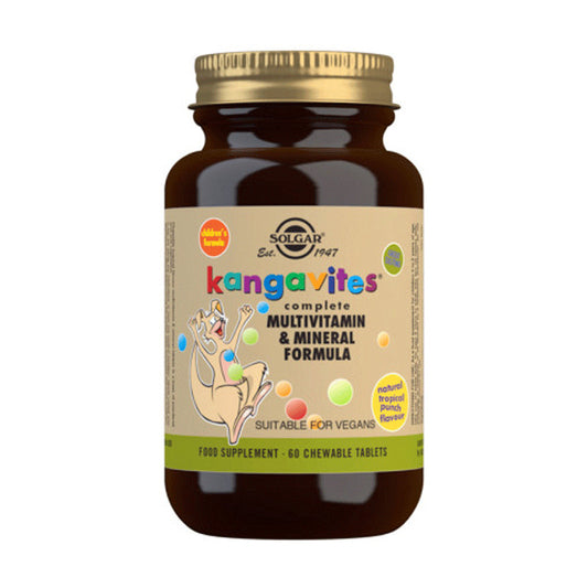Solgar Kangavites Multi-Frutas Tropicales - 60 comprimidos