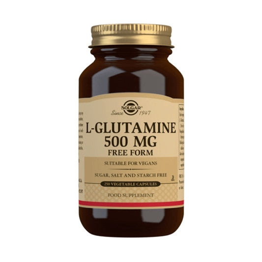 Solgar L-Glutamina 500 mg. - 250 cápsulas Vegetales