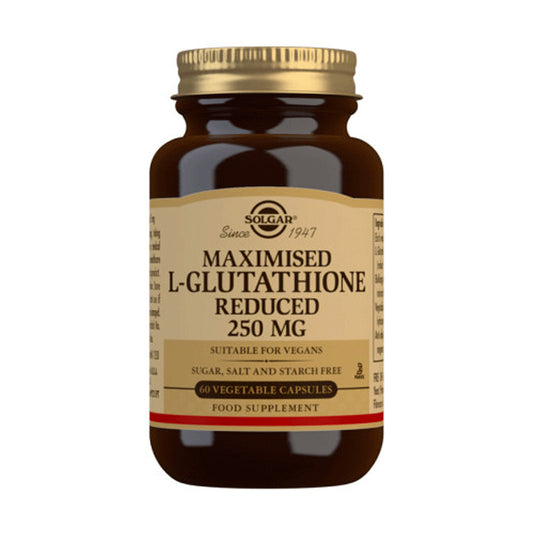 Solgar L-Glutation Maximizado 250 mg. - 60 cápsulas Vegetales