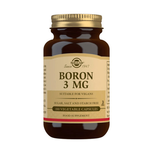Solgar Boro 3 mg - 100 cápsulas Vegetales