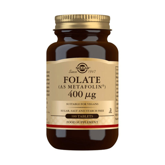 Solgar Folato (Como Metafolin) 400Mcg. - 100 comprimidos