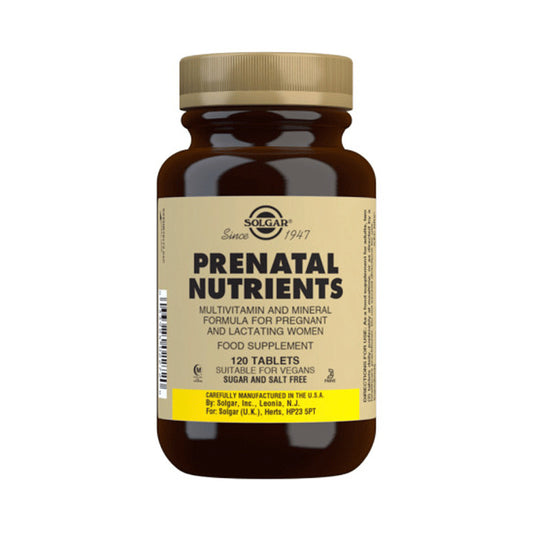 Solgar Nutrientes Prenatales - 120 comprimidos