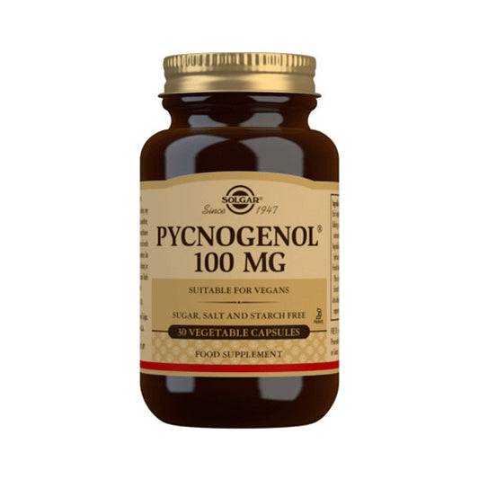 Solgar Extracto Corteza de Pino 100 mg. - 30 Picnogenol cápsulas Vegetales