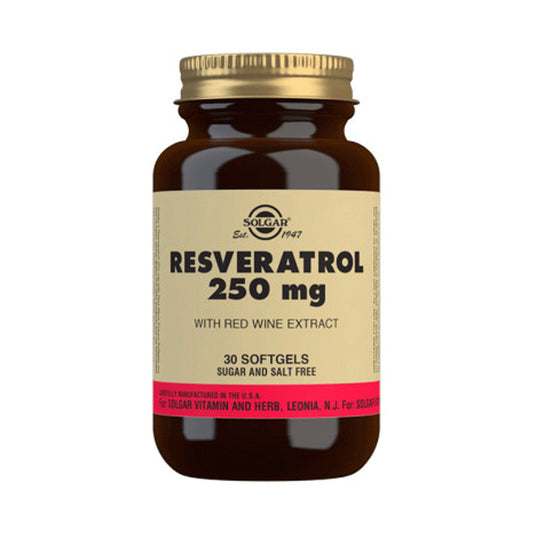 Solgar Resveratrol 250 mg. - 30 Perlas