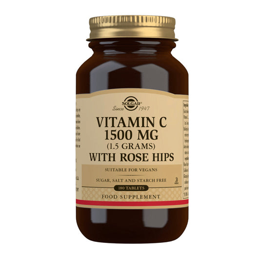 Solgar Rose Hips C 1500 mg. - 180 comprimidos