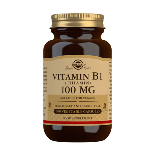 Solgar Vitamina B1 100 mg. (Tiamina) - 100 cápsulas Vegetales