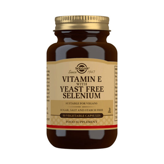 Solgar Vitamina E con Selenio - 50 cápsulas Vegetales