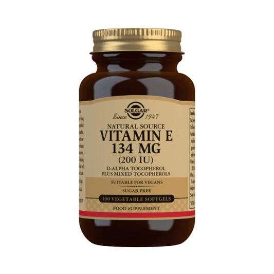 Solgar Vitamina E 200Ui (134 mg) - 100 cápsulas Gelatina Blanda Vegetales