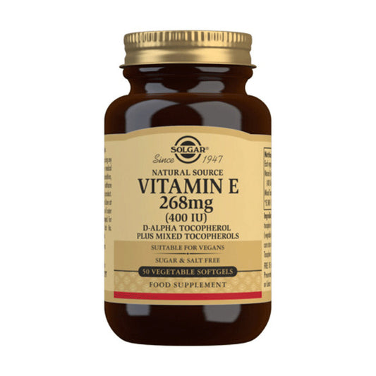 Solgar Vitamina E 400Ui (268 mg) - 50 Perlas Vegetales