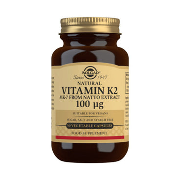 Solgar Vitamina K2 100Mcg. - 50 cápsulas Vegetales