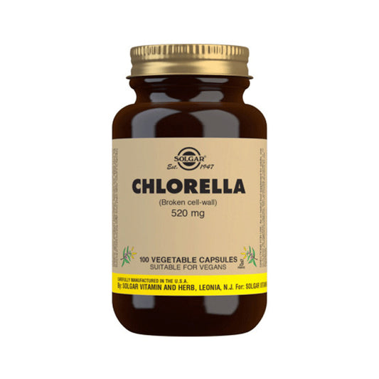 Solgar Clorela 520 mg. - 100 cápsulas Vegetales