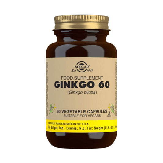 Solgar Ginkgo 60 - 60 cápsulas Vegetales