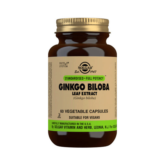 Solgar SPF Ginkgo Biloba - 60 cápsulas Vegetales