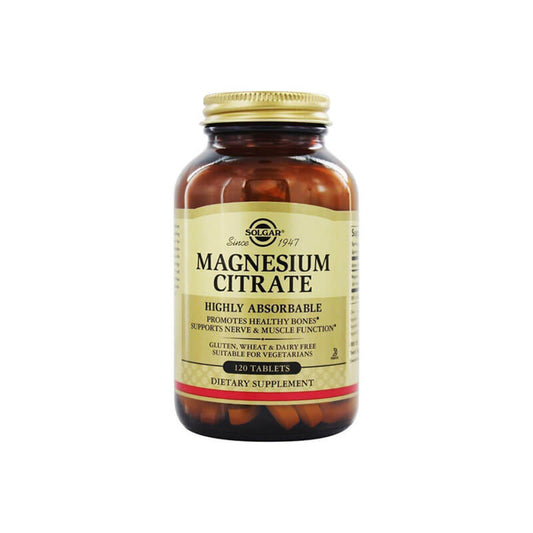 Solgar Citrato de Magnesio 120 comprimidos