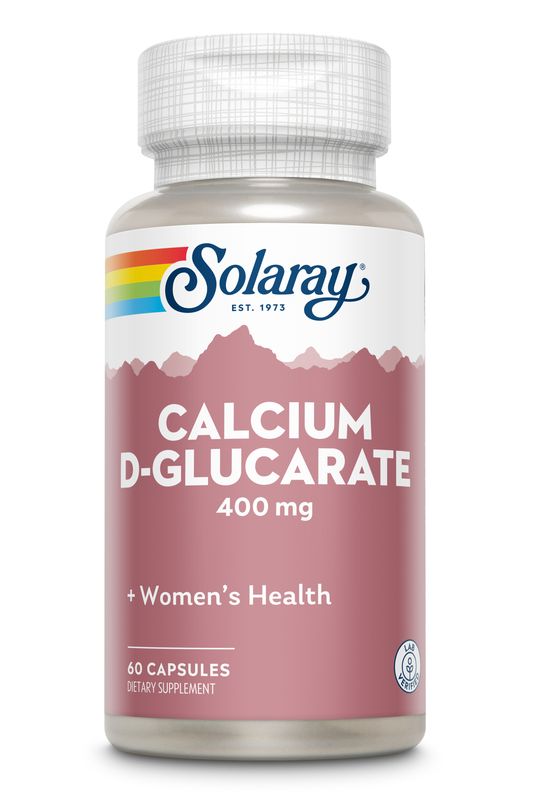Solaray D-Glucarate Calcium 200 Mg, 60 Cápsulas      