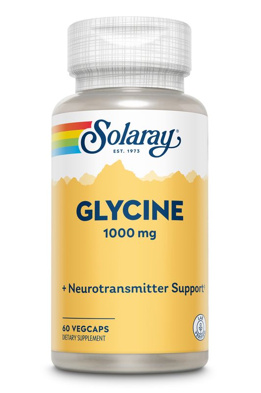 Solaray Glycine, 60 Cápsulas De 1000 Mg   