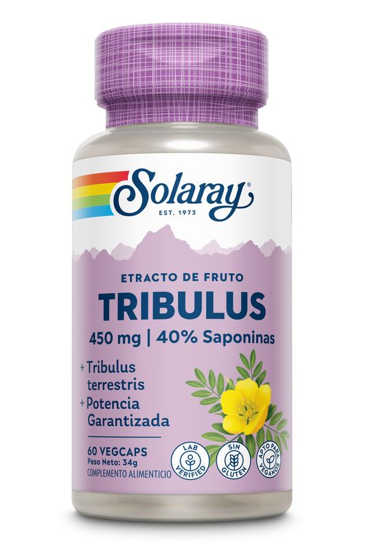 Solaray Tribulus 450 Mg, 60 Cápsulas      