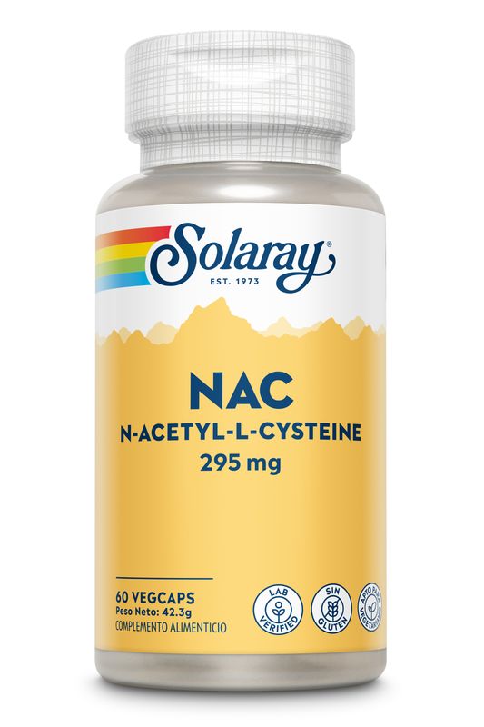 Solaray Nac 295 Mg, 60 Cápsulas      