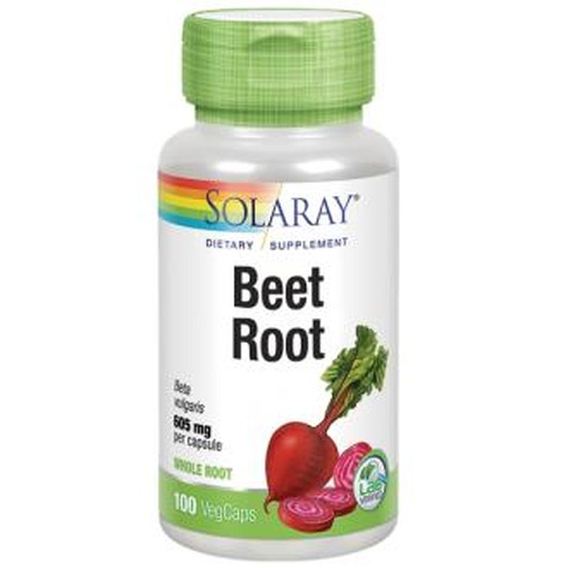 Solaray Beet Root (Remolacha) 100 Cápsulasveg. 