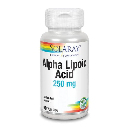 Solaray Alpha Lipoic Acid 250 Mg , 60 cápsulas