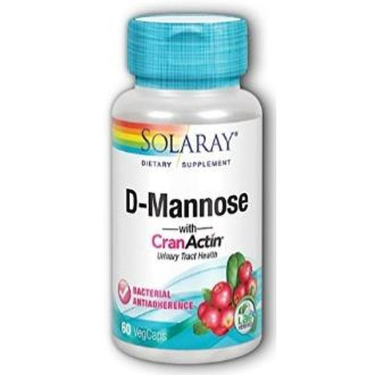 Solaray D-Mannose/Cranactin 60 Cápsulas 