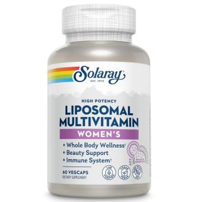 Solaray Liposomal Multivitamin Womens 60Vcaps. 