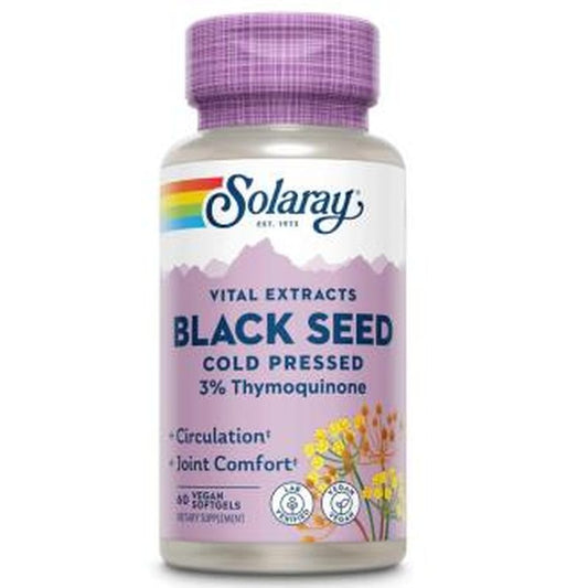 Solaray Black Seed Comino Negro 60V Cápsulas 