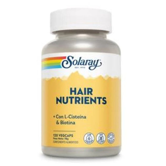 Solaray Hair Nutrients 120 Cápsulas