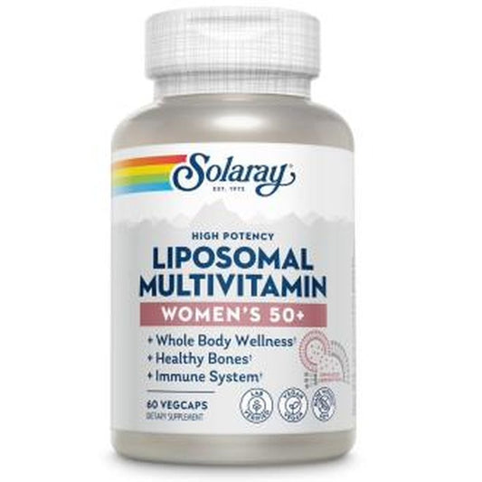 Solaray Liposomal Multivitamin Womens 50+ 60Vcaps. 