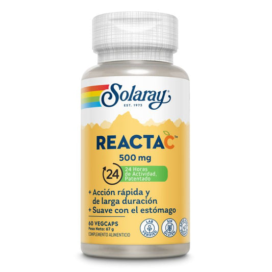 Solaray Reacta C , 60 cápsulas de 500 mg