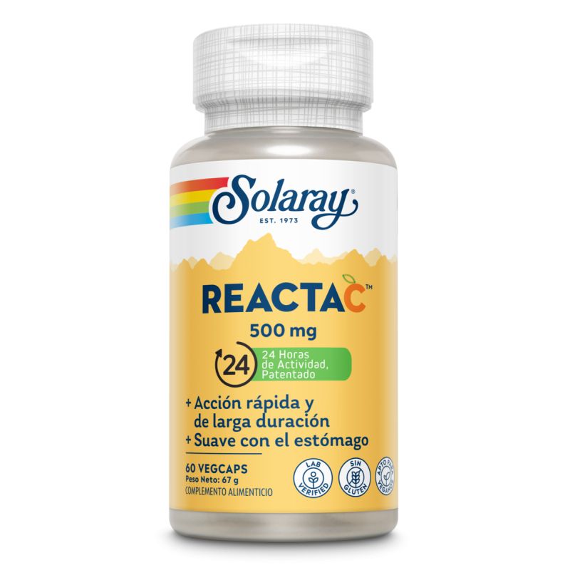 Solaray Reacta C , 60 cápsulas de 500 mg