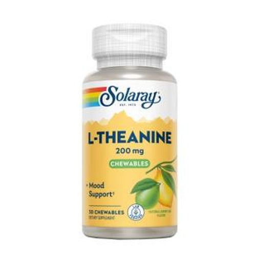 Solaray Theanine 200Mg. 30 Comprimidos Sublingual 
