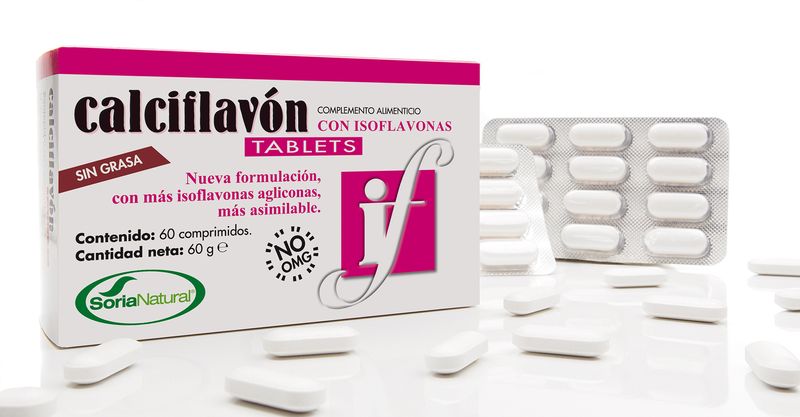Soria Natural Calciflavon, 60 Tabletas      