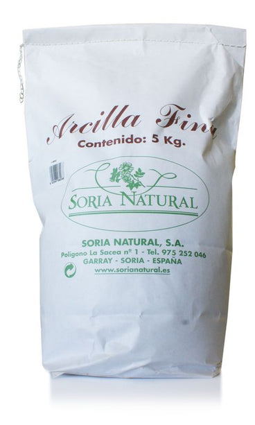 Soria Natural Arcilla Fina Roja, 5 Kg      