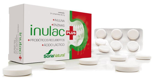 Soria Natural Inulac Plus, 24 Comprimidos De 2 Gr   