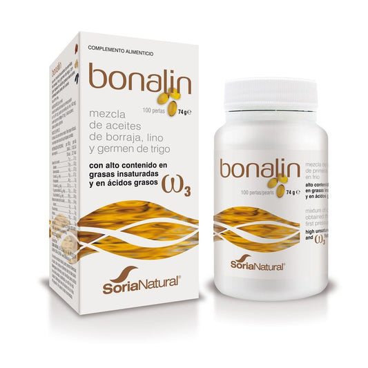 Soria Natural Bonalin , 100 perlas de 500 mg