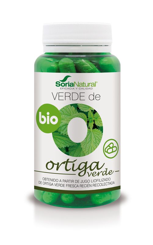 Soria Natural Verde De Ortiga, 80 Cápsulas      