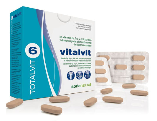 Soria Natural Totalvit 6 Vitavit 910 Mg, 28 Comprimidos      