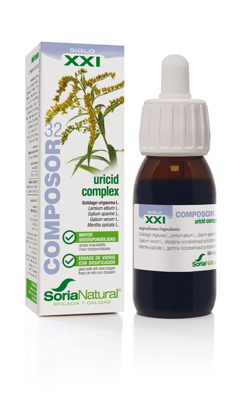Soria Natural Composor 32 Uricid Complex S Xxi, 50 Ml      