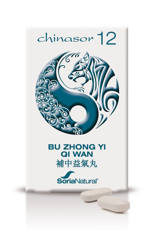 Soria Natural Chinasor 12 Bu Zhong Yi Qi Wan, 30 Comprimidos      